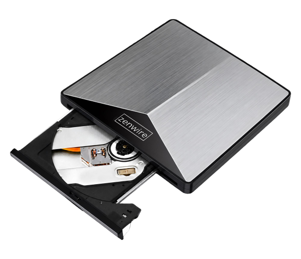 Zenwire Napęd Zewnętrzny DVD CD RW 2w1 USB 3.0 USB-C 3.1 SY881 - 1604628 - zdjęcie 2